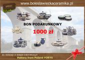 Bon 1000 zł - wersja elektroniczna - ceramika bolesławiecka