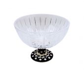 Miska na stopce - ceramika bolesławiecka