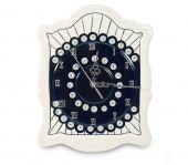 Zegar - ceramika bolesławiecka