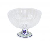 Miska na stopce - ceramika bolesławiecka