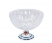 Miska na stopce - ceramika bolesławiecka