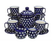 Zestaw do kawy lub herbaty - ceramika bolesławiecka