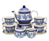 Zestaw do kawy lub herbaty mały - ceramika bolesławiecka
