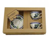 Zestaw filiżanek - ceramika bolesławiecka