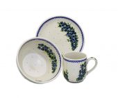 Zestaw śniadaniowy - ceramika bolesławiecka