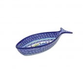 Półmisek - ryba - ceramika bolesławiecka