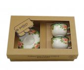 Zestaw filiżanek - ceramika bolesławiecka