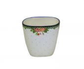 Osłonka na doniczkę - ceramika bolesławiecka