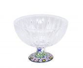 Miska na stopce - ceramika bolesławiecka